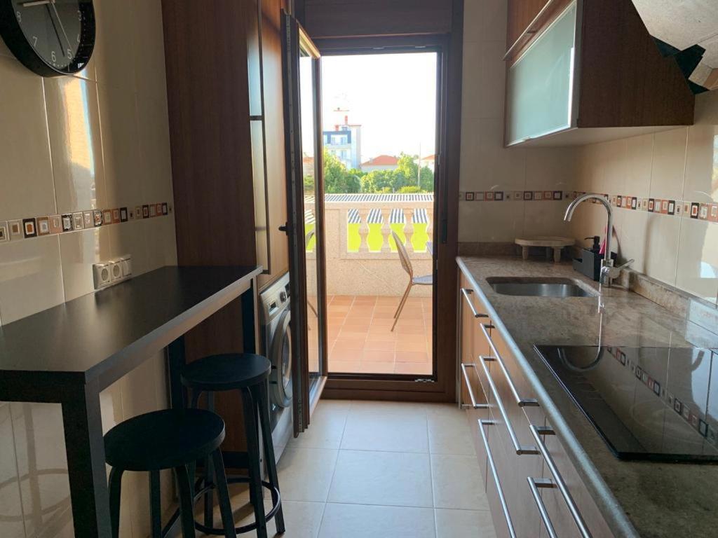 "Sanxenxo Holidays" Atico Con Garaje, Barbacoa Y Piscina A 5 Min Del Centro Exterior foto