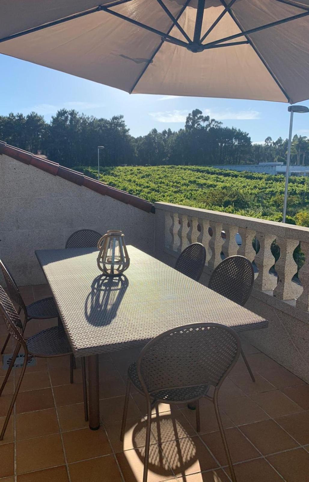 "Sanxenxo Holidays" Atico Con Garaje, Barbacoa Y Piscina A 5 Min Del Centro Exterior foto